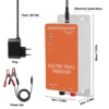 5KM Electronic Pulse Fence Energizer 5 Mile Controller for Animals Dogs Livestock Pasture Poultry 0.3 Joules Electric Shepherd 6