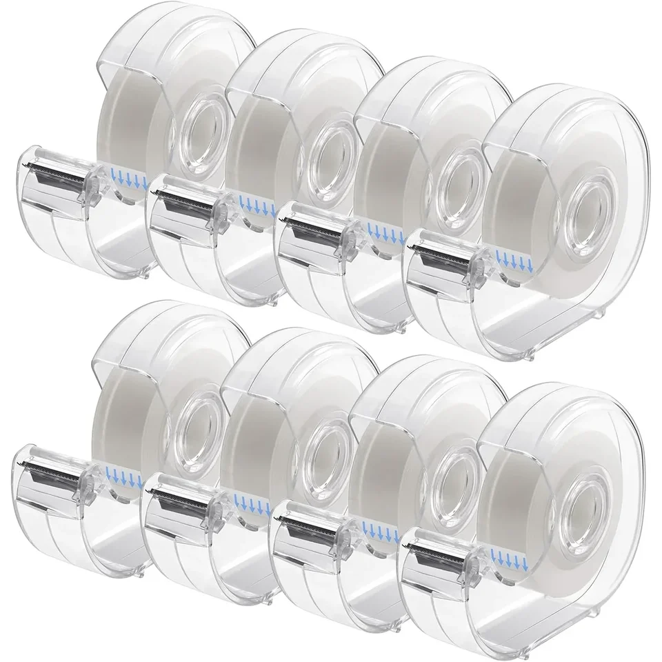 Clear Transparent Tape with Dispenser and Refills