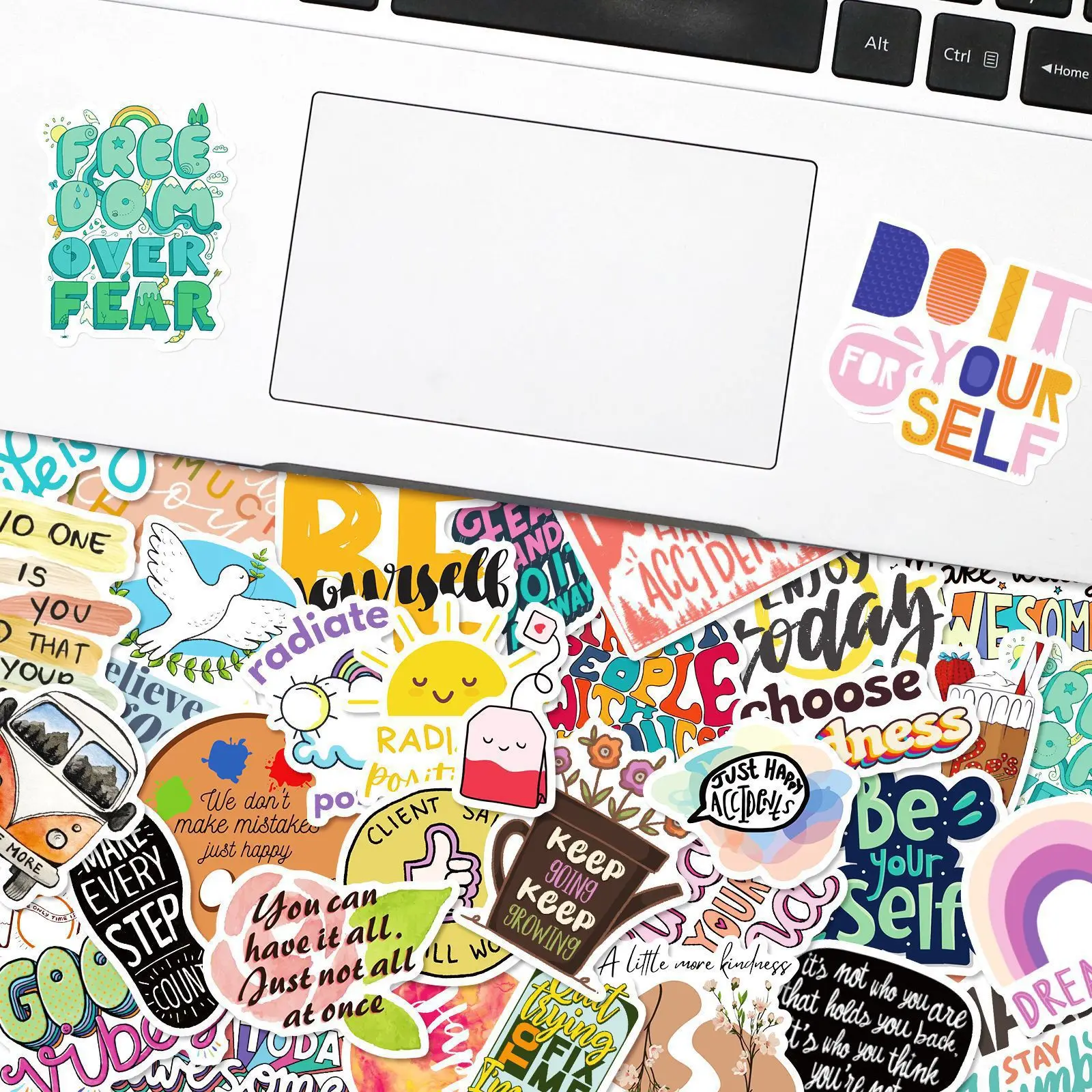 Inspirational & Motivational Sticker Pack – 50-Piece Set for Water Bottles, Laptops, and More