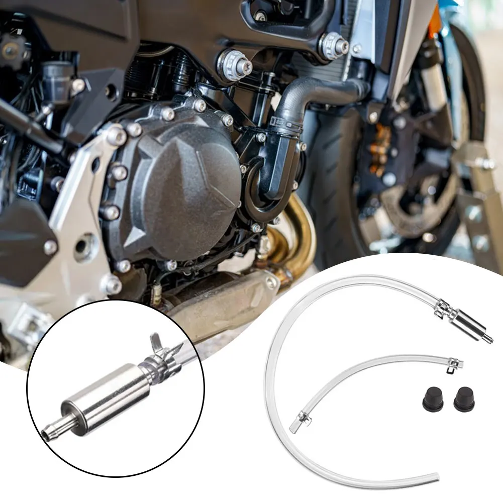 One Way Check Valve Tube Wear Resist Brake Fluid Bleeder Hose Leak-Proof Vehicle Clutch Bleeder Pipe for Car Motorcycle Clutch