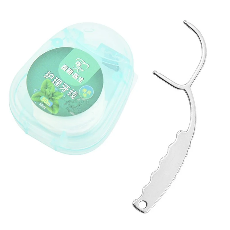 

Dental floss Toothpick Set Tooth Flossing Reusable Toothpicks Oral Cleaning Tools Portable Toothpick Floss Teeth Cleaner