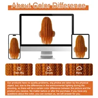 250 densité 350 Orange gingembre bouclés perruques de cheveux humains pour les femmes 13x6 Hd dentelle frontale vague profonde perruques brésilienne vague d'eau couleur perruque 6