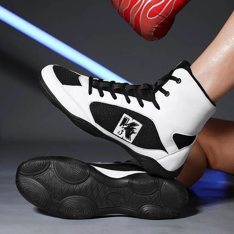 New Trend Competition Sport Boxing Sneakers Top Quality Wrestling Gym Training Boots Classic Brand Wearable Fighting Shoe