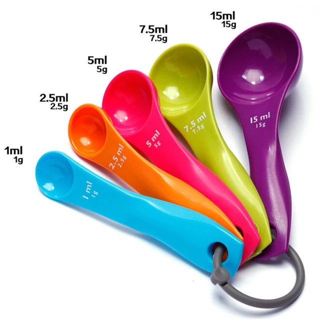 Colourworks 5 Piece Measuring Spoon Set