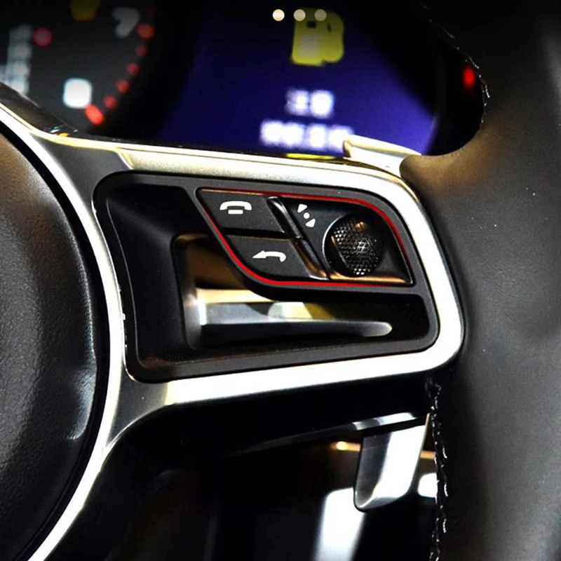 

Car Steering Wheel Multi-function Button Volume Adjustment Phone Button For Porsche 2015-2016 for Cayenne 2014-2021 Macan
