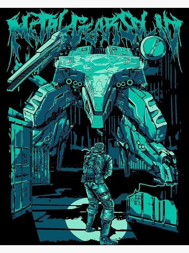 Metal Gear Solid Series Art Poster Canvas Painting - Home Decor Wall Print
