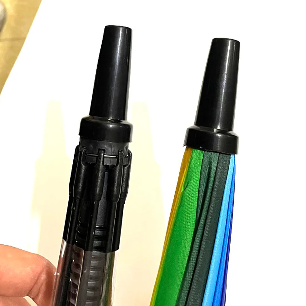 2 Pcs Umbrella Cover Replacement Tops Tip Protector Sun End Cap Tips Repair Accessories Rubber Child Travel