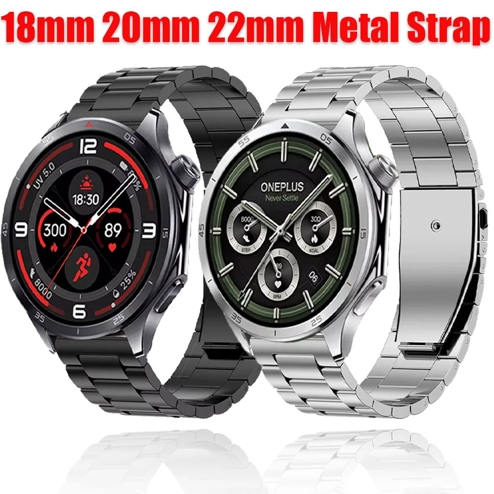 Universal Metal Replacement Strap - Premium Adjustable Wristband Bracelet