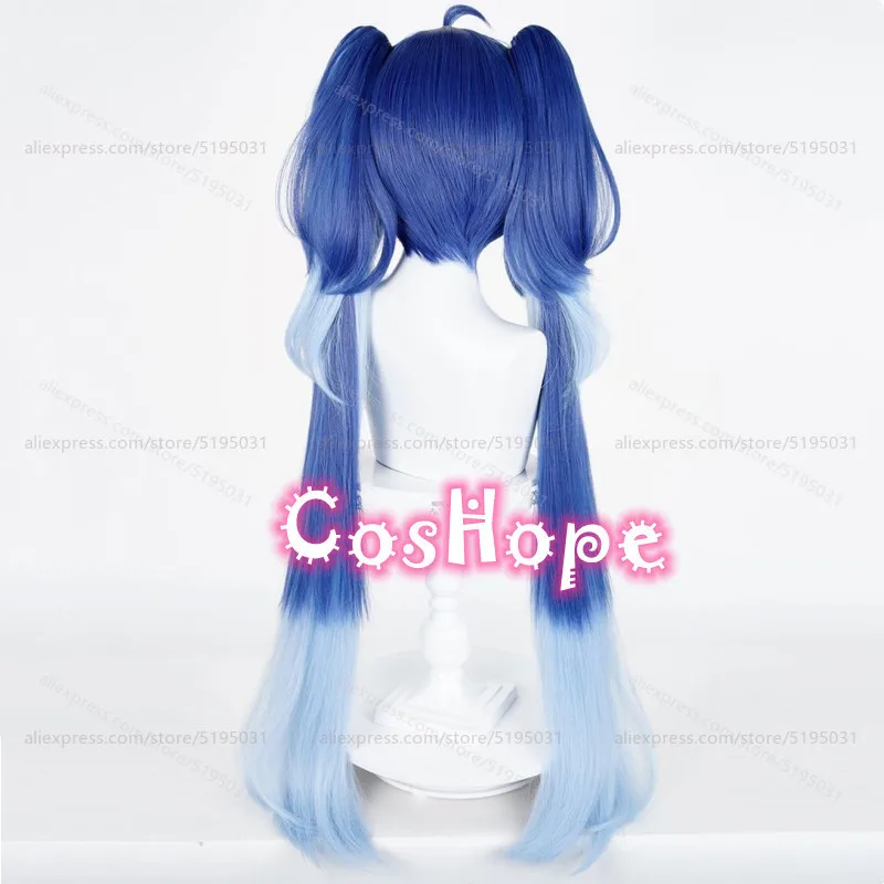 ?ILLIANA  14” BLUE Wig *NWT?Perfect for cosplay In Stock Anime Izumi Konata Synthetic Hair Long 90cm Blue  main image 2