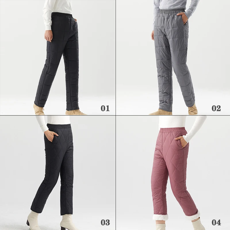 Женские и мужские теплые хлопковые брюки