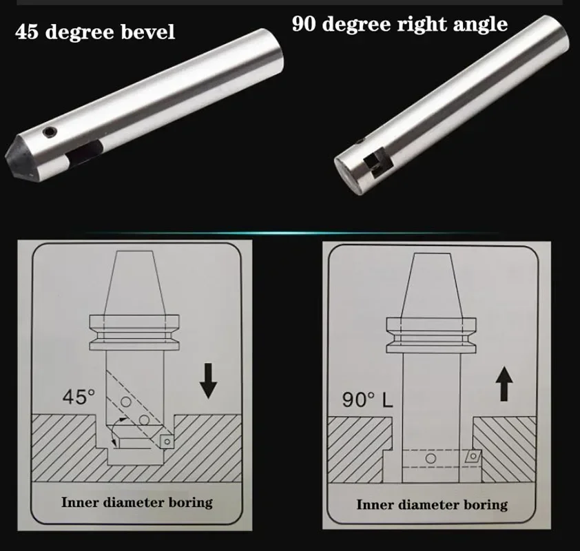 Milling Machine Tool Milling Machine Boring Device 16 Handles Drilling Machine Boring Tool Holder 20 Bar Blade 25 Adjustable Bor Tool Bar