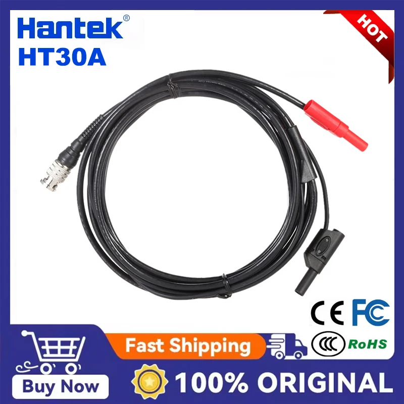 Oscilloscope Probe Automatic Test Line Hantek HT30A Car Measuring Instrument Test Line 4mm Connector