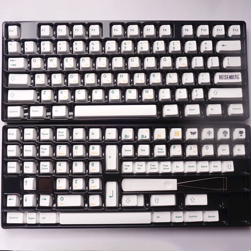 Original Heisenberg Cherry PBT Keycaps Breaking Bad Sublimation Mechanical Keyboard Juego