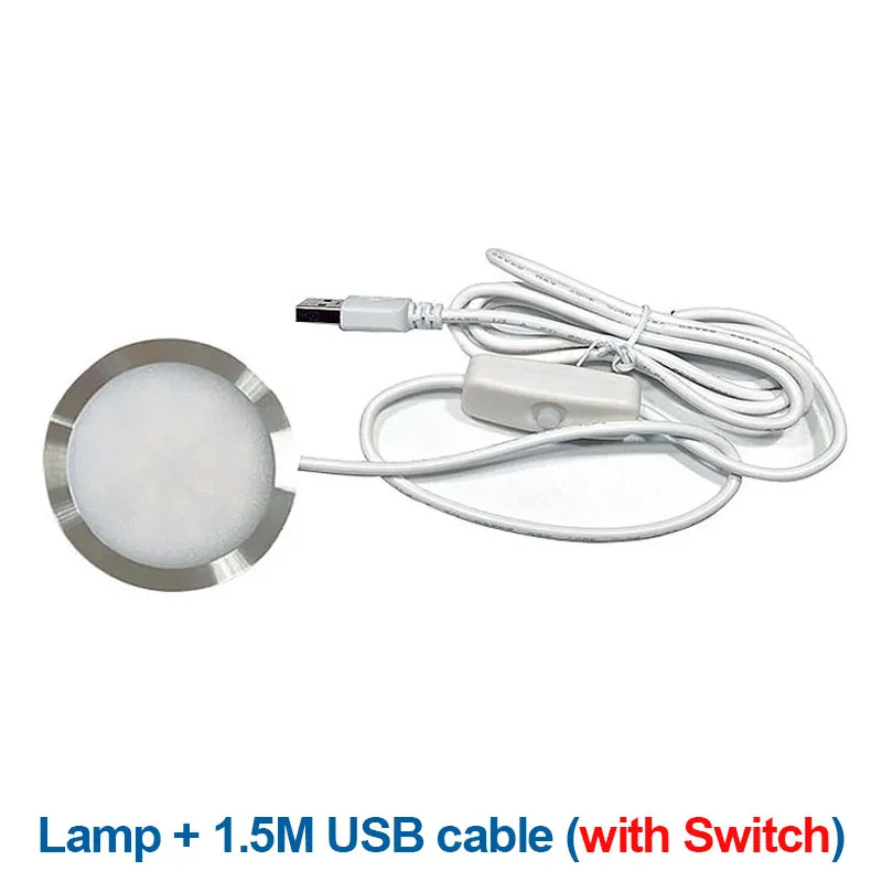 ตัวเลือกสินค้า USB LED Spotlight โคมไฟติดเพดาน 3W/5W/7W ขนาดจิ๋ว
