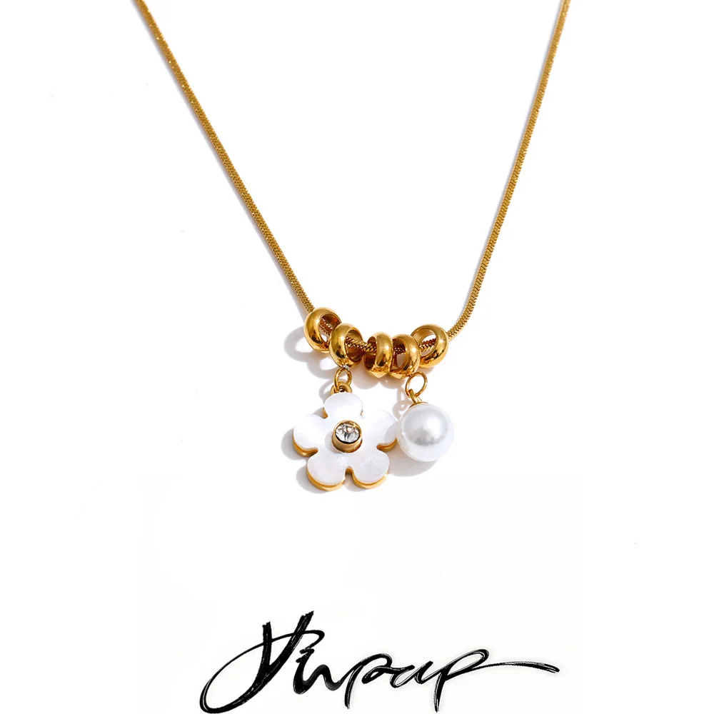Yhpup Korean Style Pendant Necklace for Women