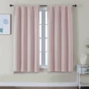 1/2PC Simple Modern Solid Color Blackout Curtain Suitable For Bedroom, Living Room, Balcony, Bay Window, Home Decoration 5