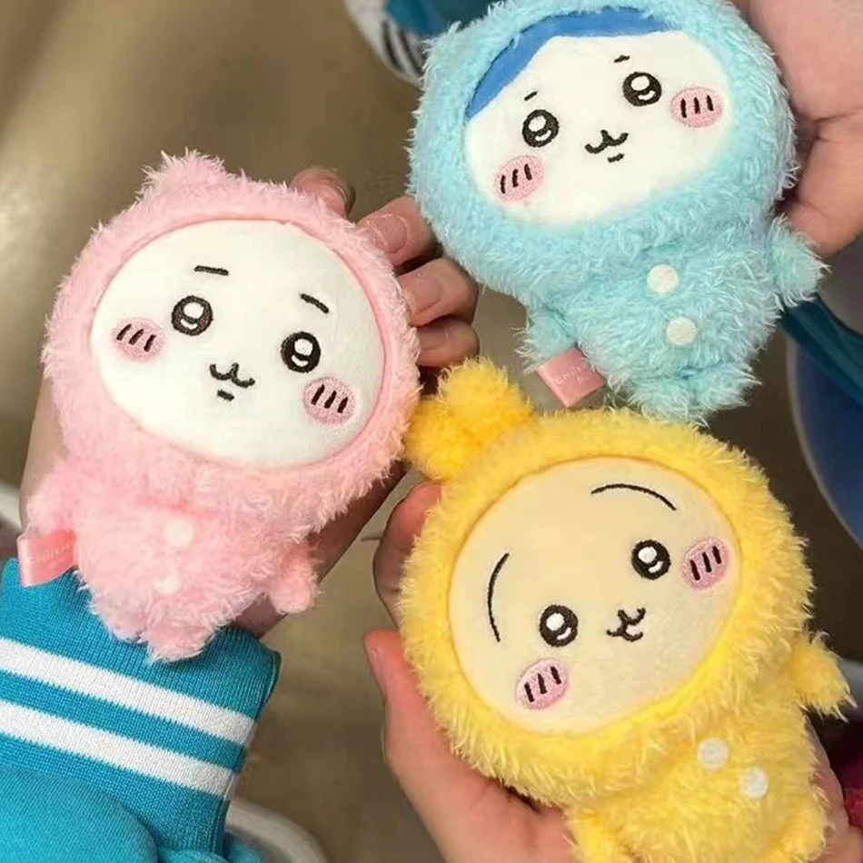 In Stock 10CM Chiikawa Pajama Plush Pendant Keychain Cartoon
