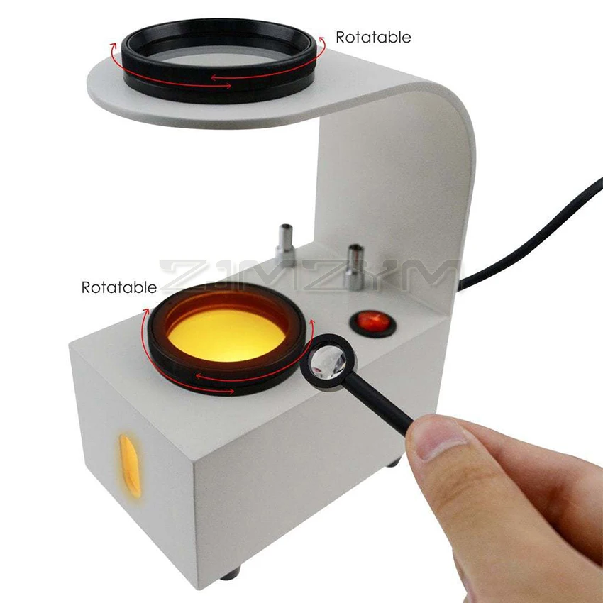 Description Picture 5 of itemGS-PS1 Desktop Polariscope Built-in LED Gemstone 2 Glass Filter Gem Jewel Jewelry Polarizer Tester Tool Loupes and Magnifiers
