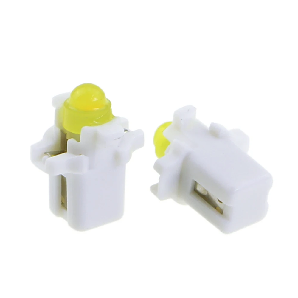 BhoiMo 자동차 LED 계기판 대시 보드 경고 표시 램프 전구, B8.3D, b8.3 COB 계기, DC12V, 녹색, 파란색, 8 개