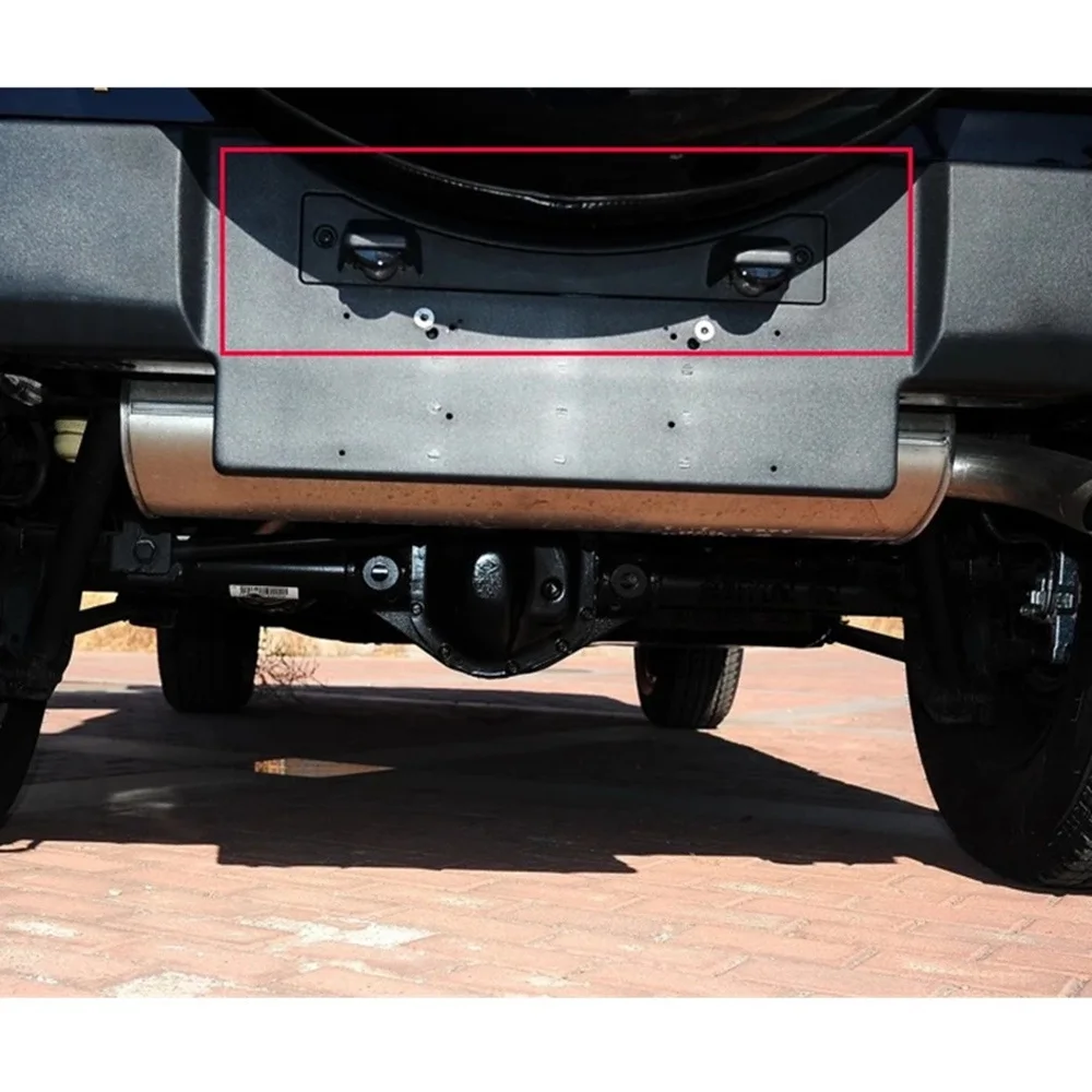 Car License Plate Lights Holder for Jeep Wrangler JK 2007-Without Bulb Number Plate Lamp Housing 68048762AB