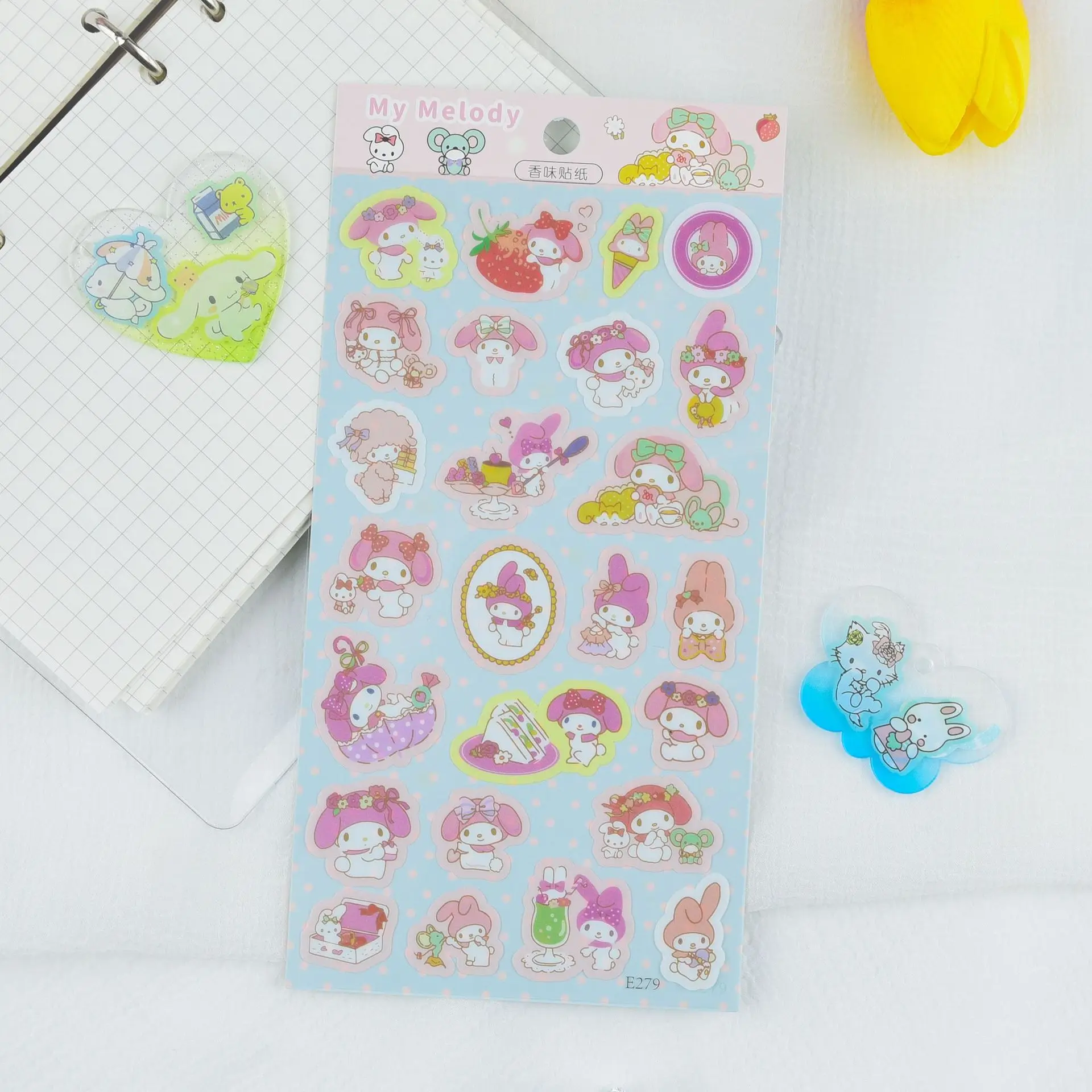 Cute Hello Kitty Sticker Set | Magnet