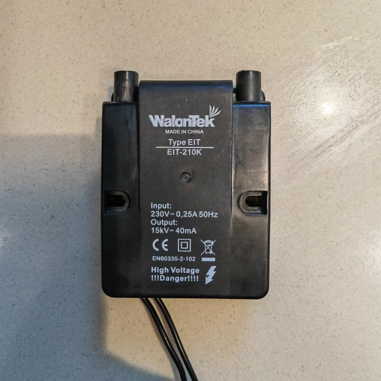 Ignition Transformer for Fuel Burner 230V Input 15KV Output WalonTek EIT-210K