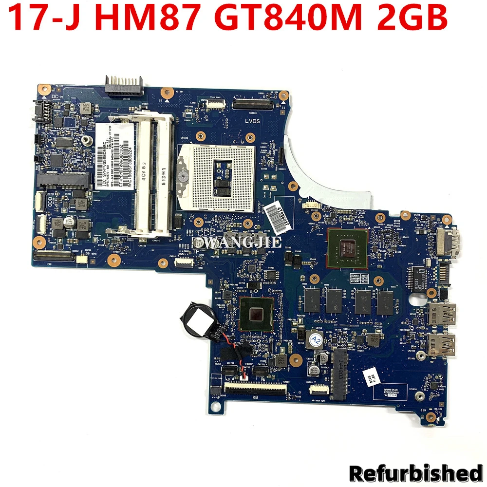 Remodelado 773370501 para hp Envy 17-j 17-j035ea 17-j01 Laptop Motherboard 773370773370601 Hm87 001 Gt840m 2gb Gpu Ddr3