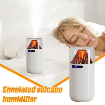 Humidifier Aromatherapy Diffuser Auto Shut-Off 3 Modes Personal Humidifier Creative Volcano Home Table Stylish Ornaments 4