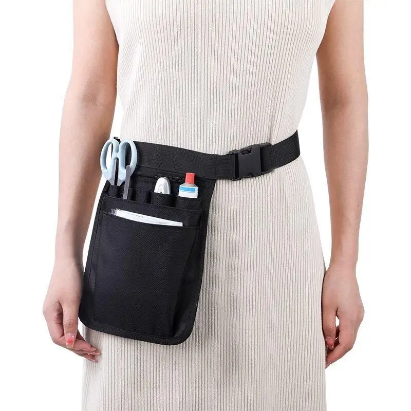 Verstellbare Krankenschwester-Gürteltasche, tragbar, großes Fassungsvermögen, Oxford-Stoff, Krankenschwester-Beutel, Hüfttasche, Tasche mit mehreren Fächern, Gürtel-Organizer – Detail 4