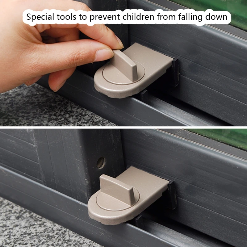 Aluminum Alloy Sliding Door and Window Safety Lock Anti-theft Lock Buckle