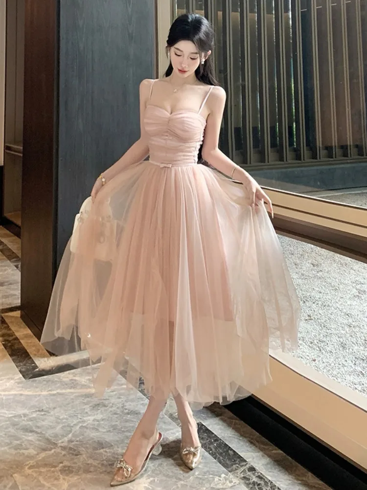 Romantic Sweetheart Princess Style Long Ballet Dress Elegant Ladylike High  Waist A-Line Midi Skirt Summer New Arrival - AliExpress 200000345