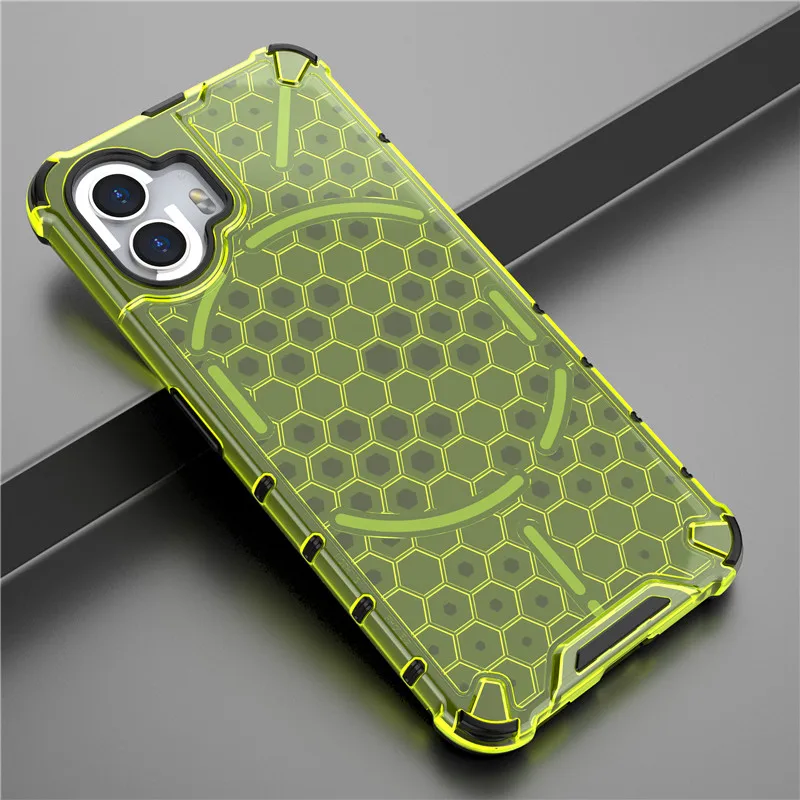 Shockproof Honeycomb Hard PC Protective Bumper Case, 6.7-Inch