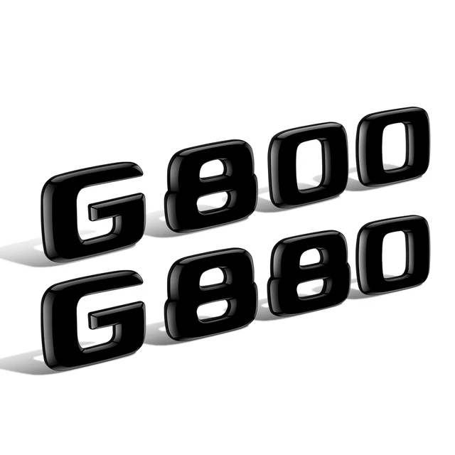 G800 Logo Sticker Trunk Sticker For AMG Mercedes Benz Brabus W463 G700 G800  G900 G350 G500 G550 ML W205 W221 W221 Brabus Sticker