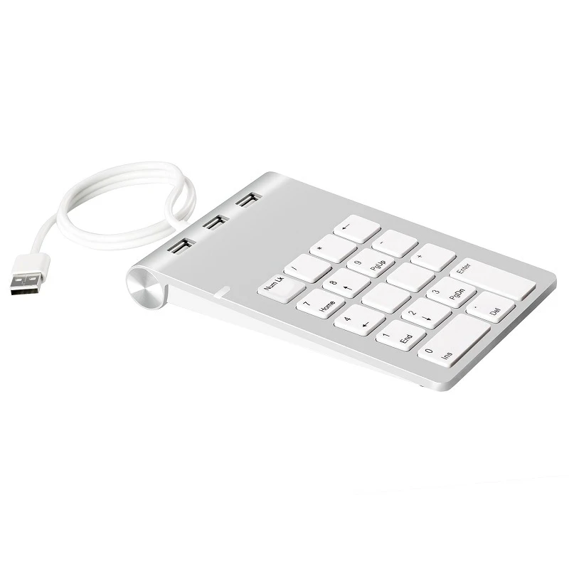 Small Keyboard 3XUSB2.0 Multifunctional Computer Office Wired Numeric Keyboard For Financial Accounting Cash Register