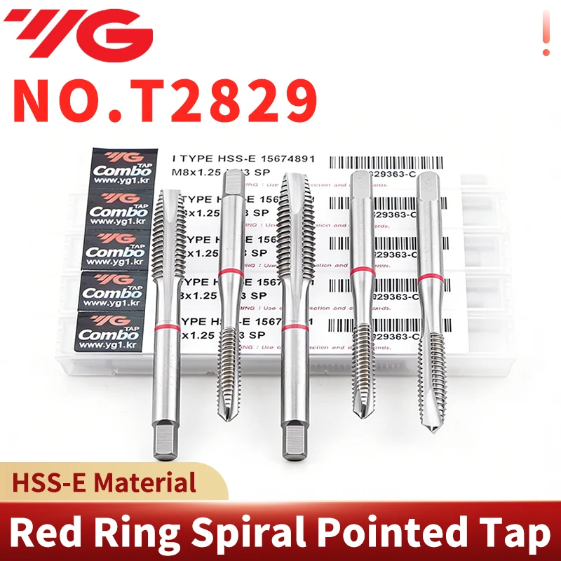 Korea YG T2829 Spiral Pointed Tap Machine Thread Tap