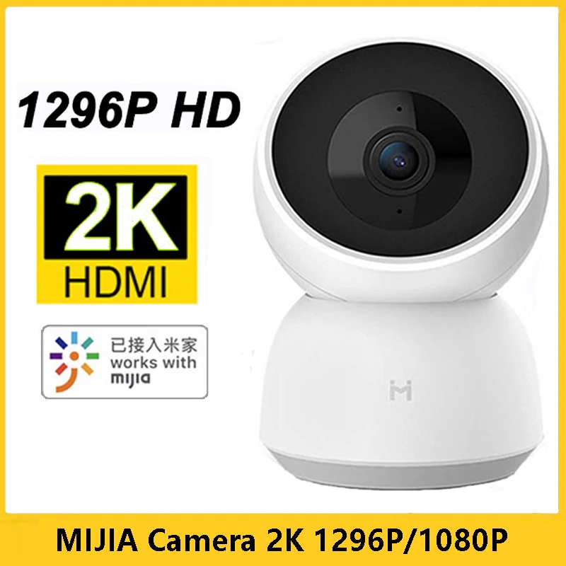 Smart for Xiaomi Camera 2K 1296P HD 1080P 360 Angle WIFI Night Webcam Video IP Camera Baby Security Monitoring Mi Home APP
