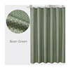Plain Polyester Waffle Mildew-proof Shower Curtain Home Bathroom Partition Curtain Simple Waterproof Shower Curtain 2