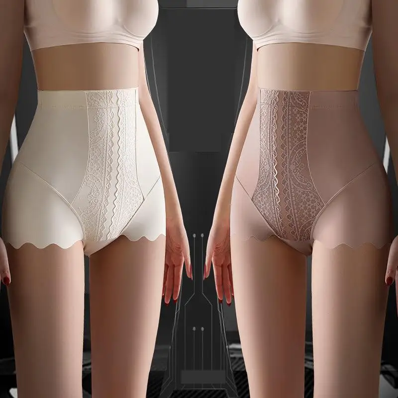 

Women High Waist Shaping Panties Postpartum Tummy Control Hip Lift Panty Body Shaper Pants Female Lace Briefs Underwear Shorts