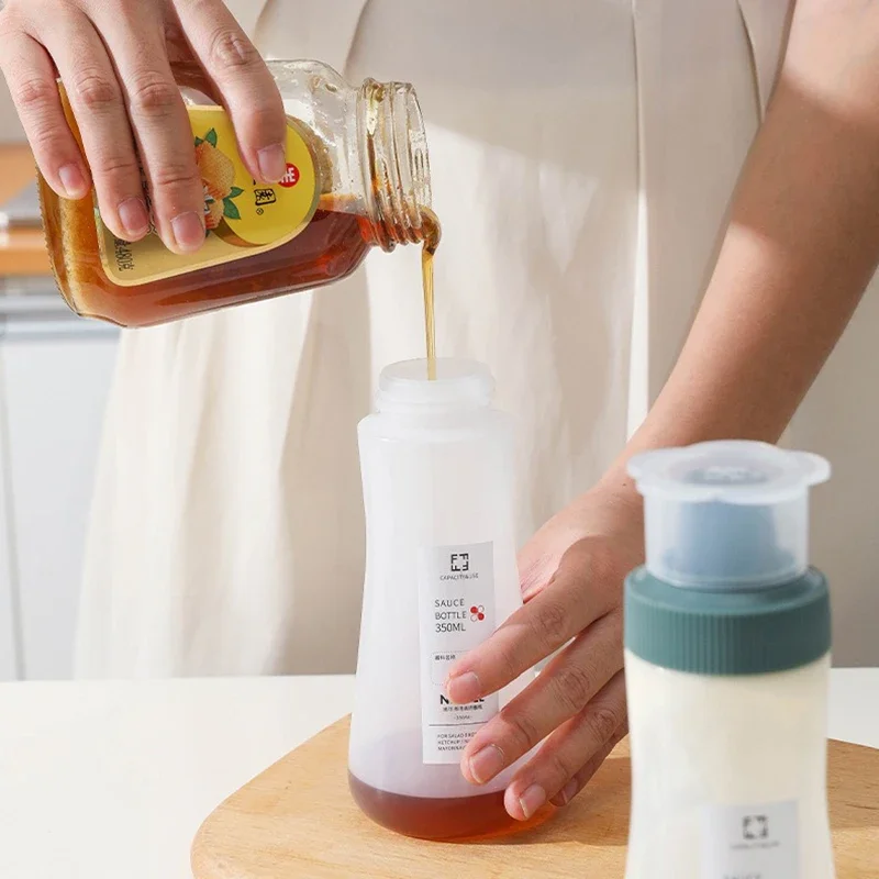 Oil Bottle Set for Condiments, Syrup, Ketchup, and Dressing Squeeze Bottles Perfect for Arts Crafts and Sauces Leak Proof