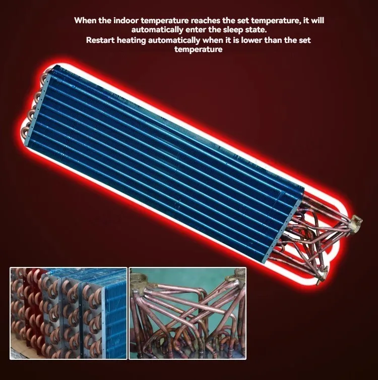 Water Air Conditioning Wall Mounted Water Heating Air Conditioning Fan Coil Radi