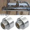 1/2pc Adapter Shower Hose Adaptor 3/4"(25mm) Female To 1/2" (20mm) Male Chrome Reducer Bathroom Faucet Pipe Fittings 6