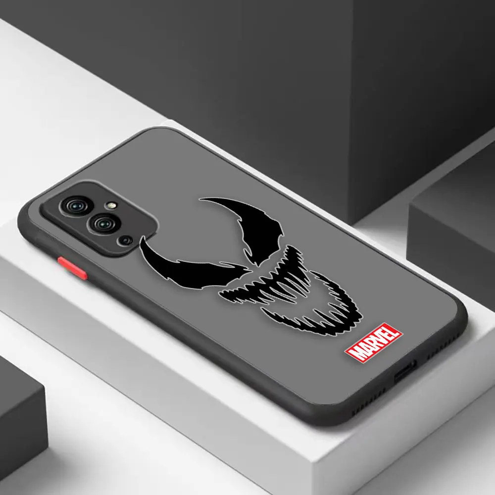 thumbnail image 1 of Matte Case for Oneplus 10 9 8T 8 7 7T 6 6T 5T PRO NORD CE 2 N10 N100 5G Case Funda Coque Capa Shell Marvel Spiderman Venom LOGO, 1 of 5