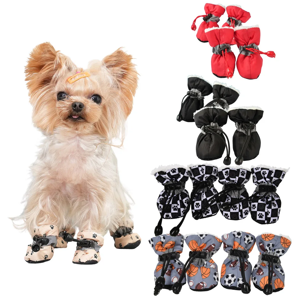 Title 2, Dog Shoes Winter For Small Medium Dogs Anti-sli...