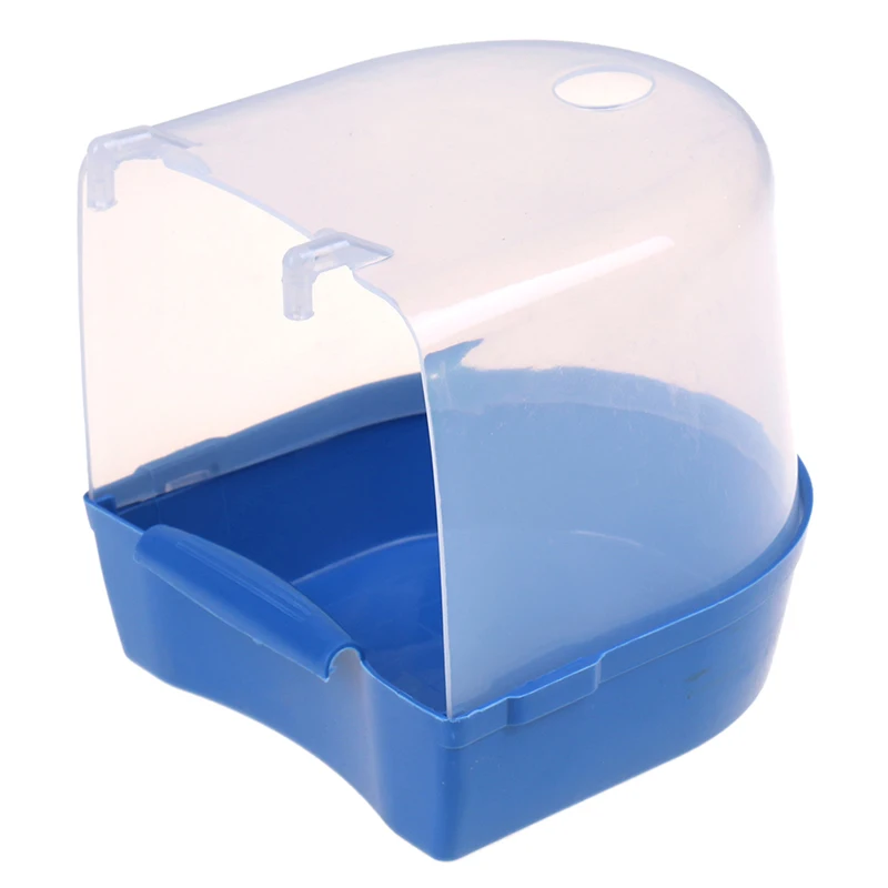 Bird Bath Hanging Cube Parrots Bathtub Shower Box Cage Accessory For Little Bird Canary Budgerigar Cockatiel Lovebird