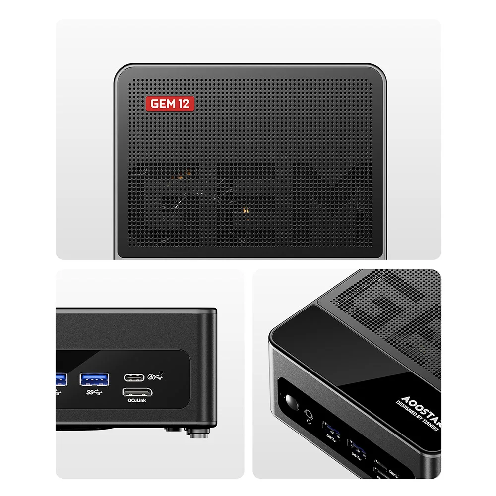 AOOSTAR GEM12 MAX ミニPC Ryzen 7 8845HS S00b10079542145199d7f99d73fb40