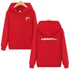 Youth Men's Abarth Scorpion Logo Men Hoodie Wool Warm Sweatshirt Men's Breathable Pullover Hoodie 5