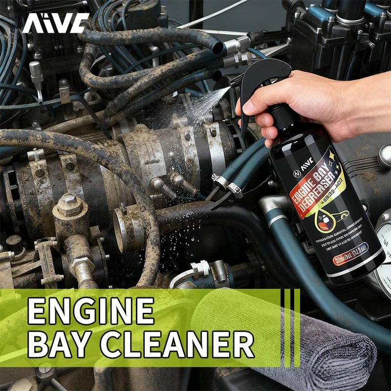 Car Engine Cleaner & Engine Bay Cleaner - Powerful Degreaser for Oil Sludge & Grease Fuel System & Throttle Body Cleaning 3