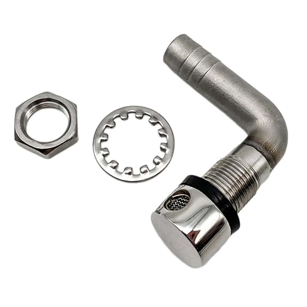 

Вентиляционное отверстие для топливного бака лодки, сквозное отверстие корпуса 316 из нержавеющей стали с углом 90 °, порт для заливки масла, морской лодки, вентиляционное отверстие для топливного бака, для шланга 5/8 дюйма