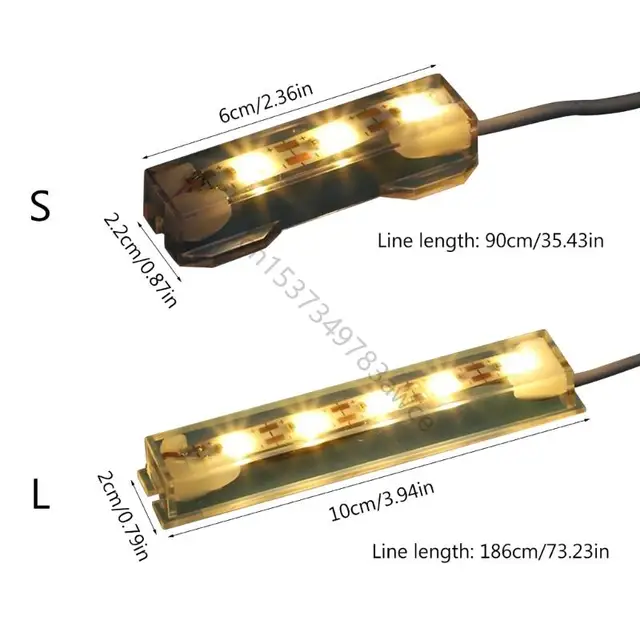 USB Light Bar for Betta Fish Tanks Easily Modify Lighting Angles and Intensity 69HF 6