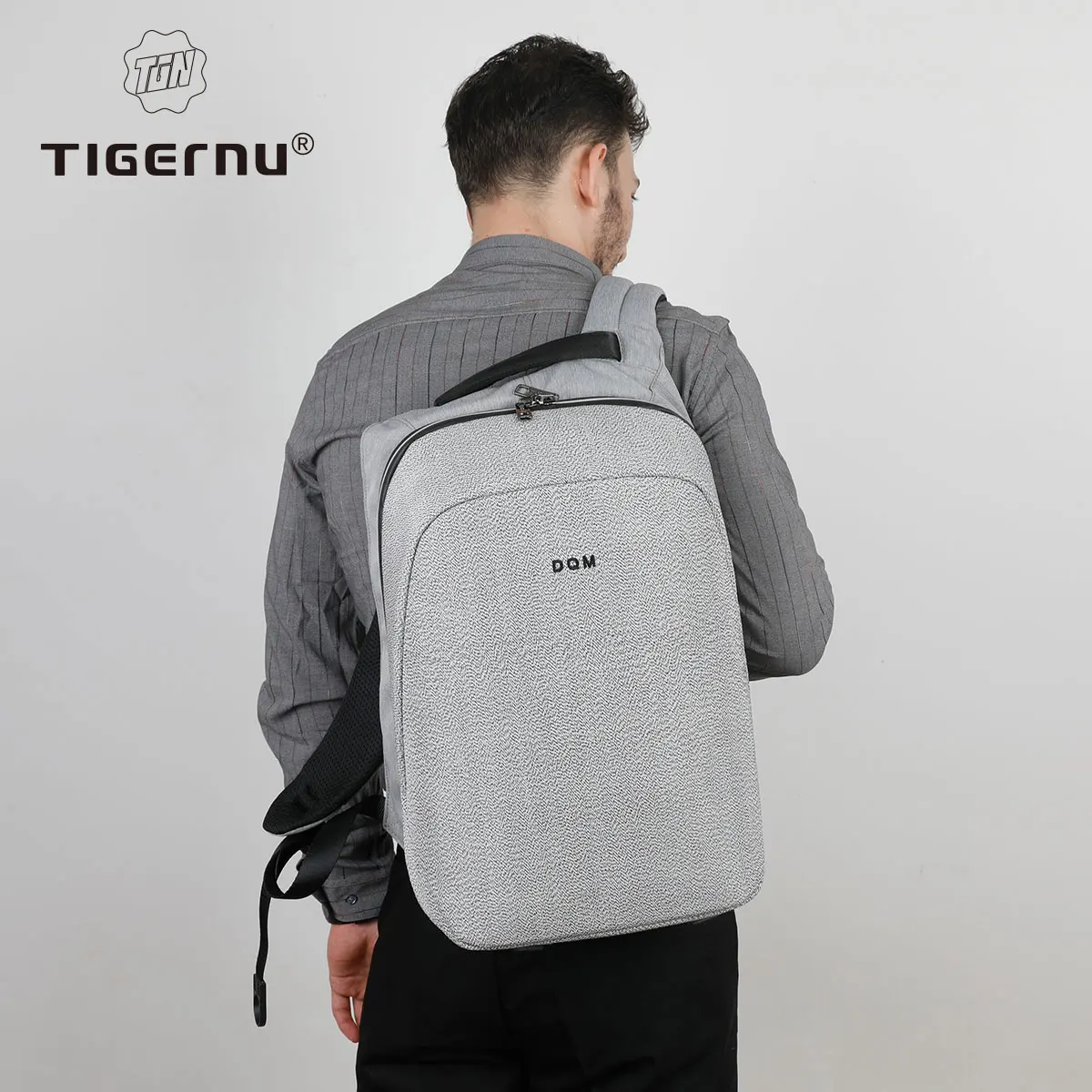 Tigernu Men Backpack Bag Anti Theft Bag 15.6inch Laptop Backpack Anti Cutting Fabric Waterproof Travel Backpacks Male Knapsacks